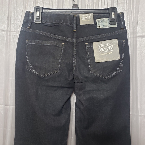 Converse One Star Sz 2 NWT Wide Leg Jeans - Picture 8 of 16